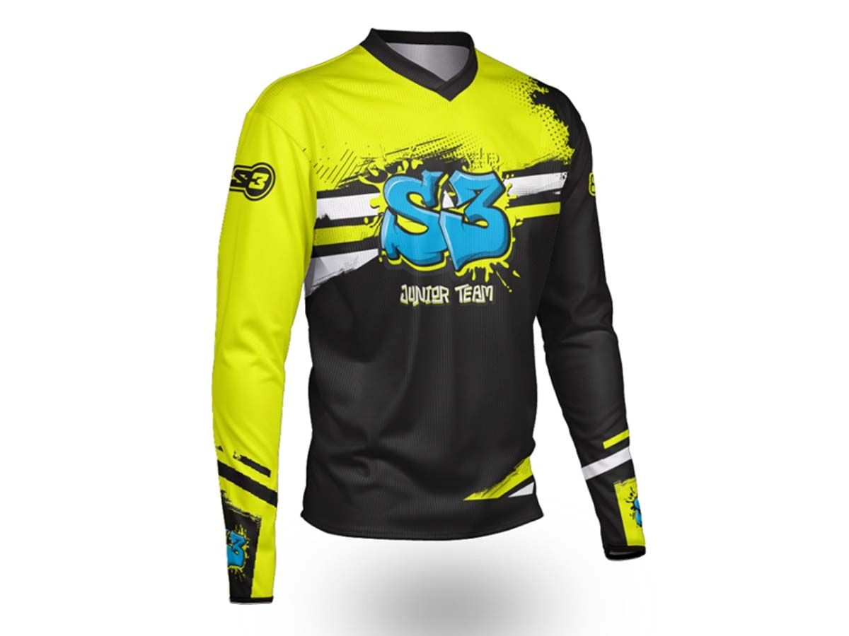 CAMISETA TRIAL S3 JUNIOR TEAM AMARILLO CAMISETA TRIAL S3 JUNIOR TEAM AMARILLO