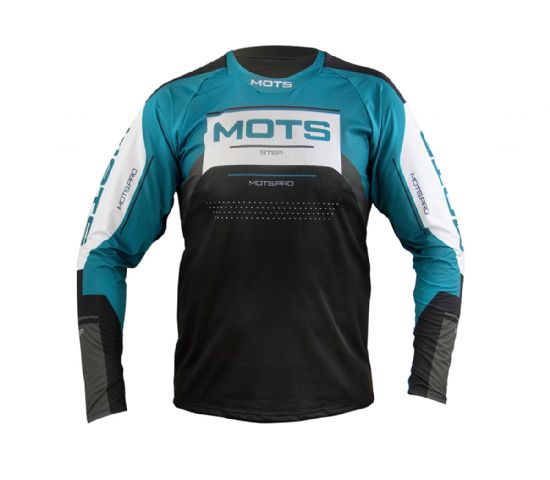 CAMISETA TRIAL MOTS STEP8 AZUL