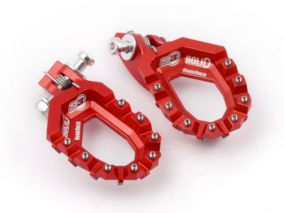 KIT ESTRIBOS S3 HARD ROCK SOLID ROJO