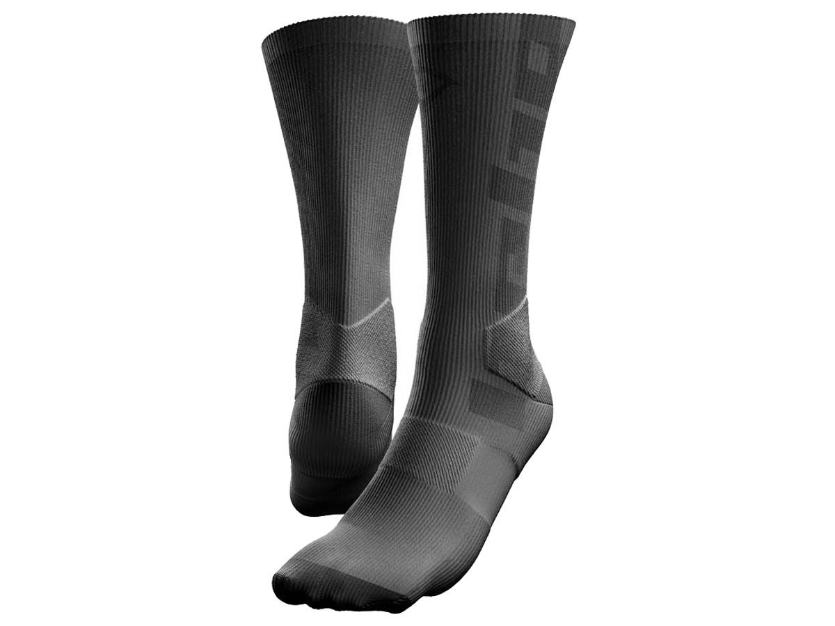 CALCETINES HEBO SOLID GRIS OSCURO
