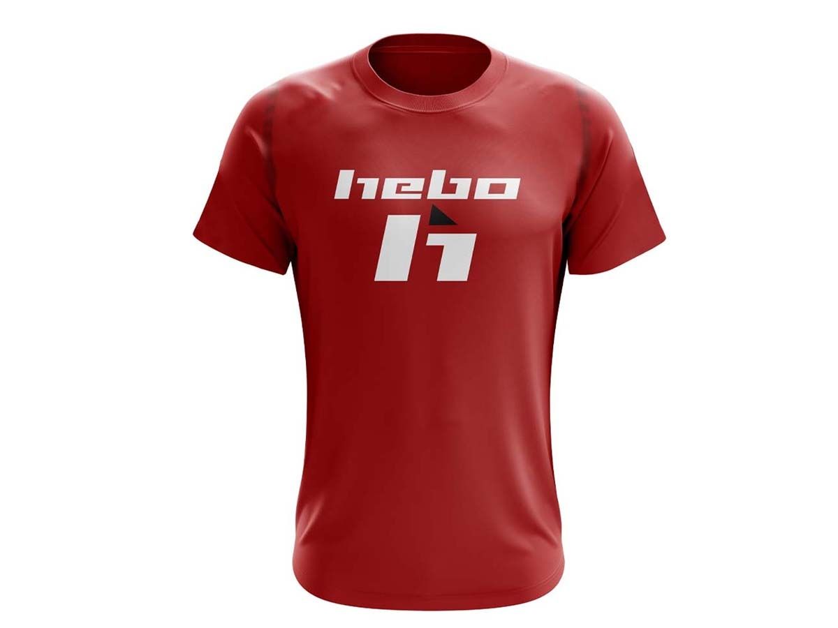 CAMISETA HEBO WEAR ROJO CAMISETA HEBO WEAR ROJO