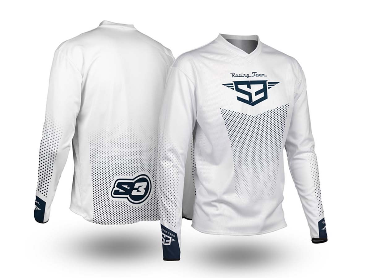 CAMISETA S3 BLUE COLLECTION BLANCA