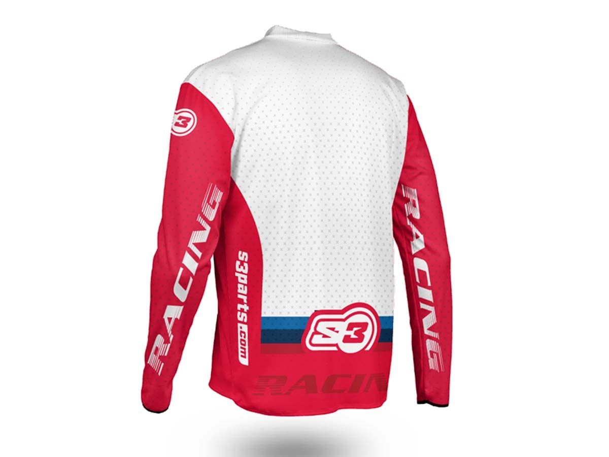 CAMISETA S3 TRIAL FACTORY RACING ROJO