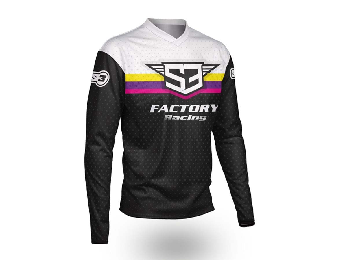 CAMISETA S3 TRIAL FACTORY RACING ROSA