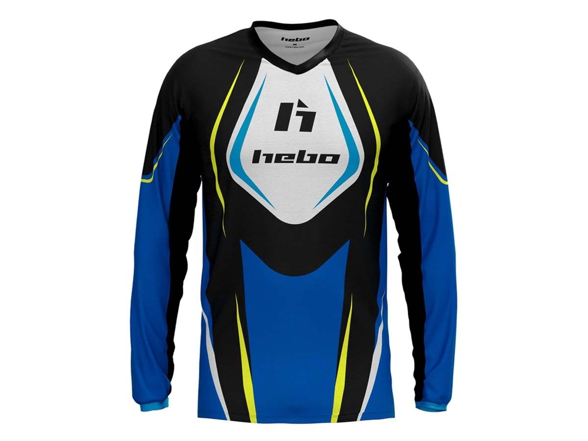 CAMISETA TRIAL HEBO CLASSIC JUNIOR AZUL CAMISETA TRIAL HEBO CLASSIC JUNIOR AZUL