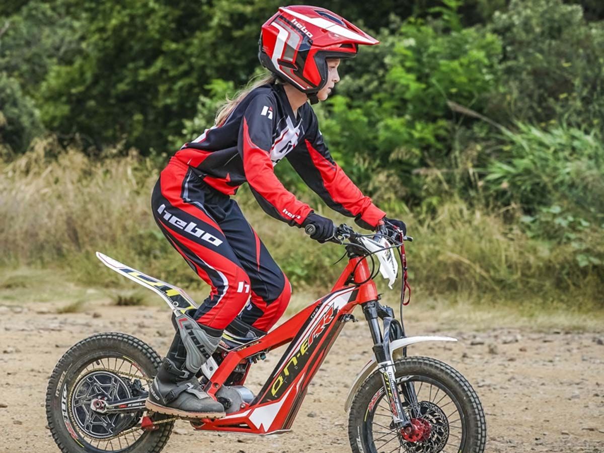 CAMISETA TRIAL HEBO CLASSIC JUNIOR ROJA