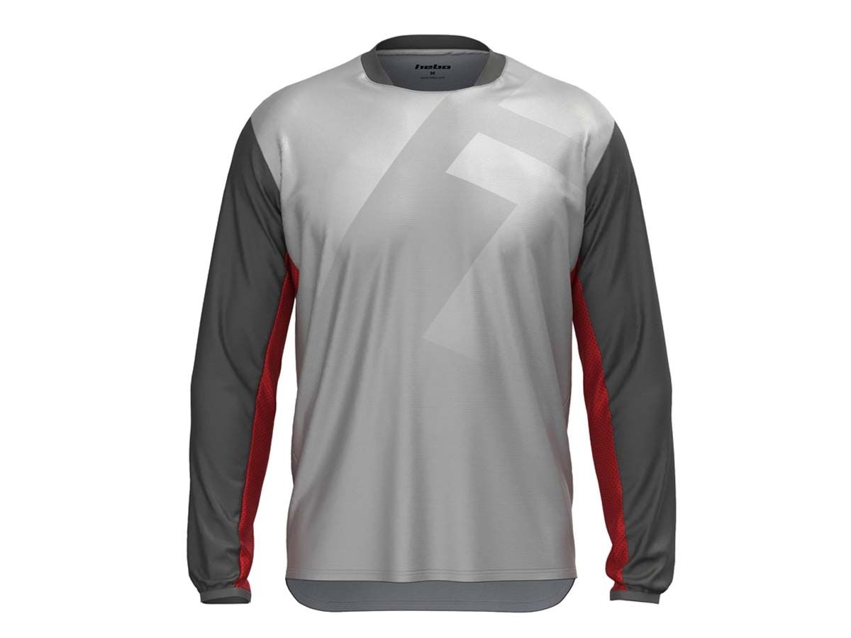 CAMISETA TRIAL HEBO TECH GRIS
