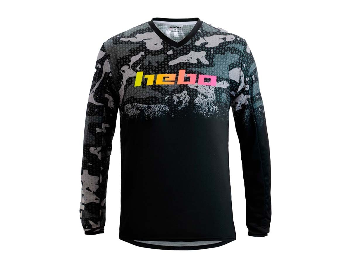 CAMISETA TRIAL HEBO V CAMO JUNIOR