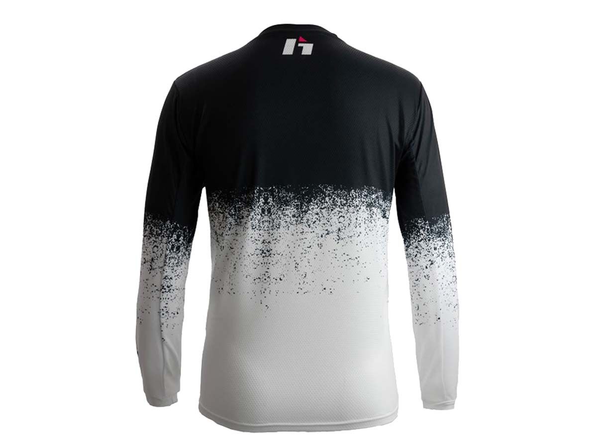 CAMISETA TRIAL HEBO V DRIPPED JUNIOR BLANCO