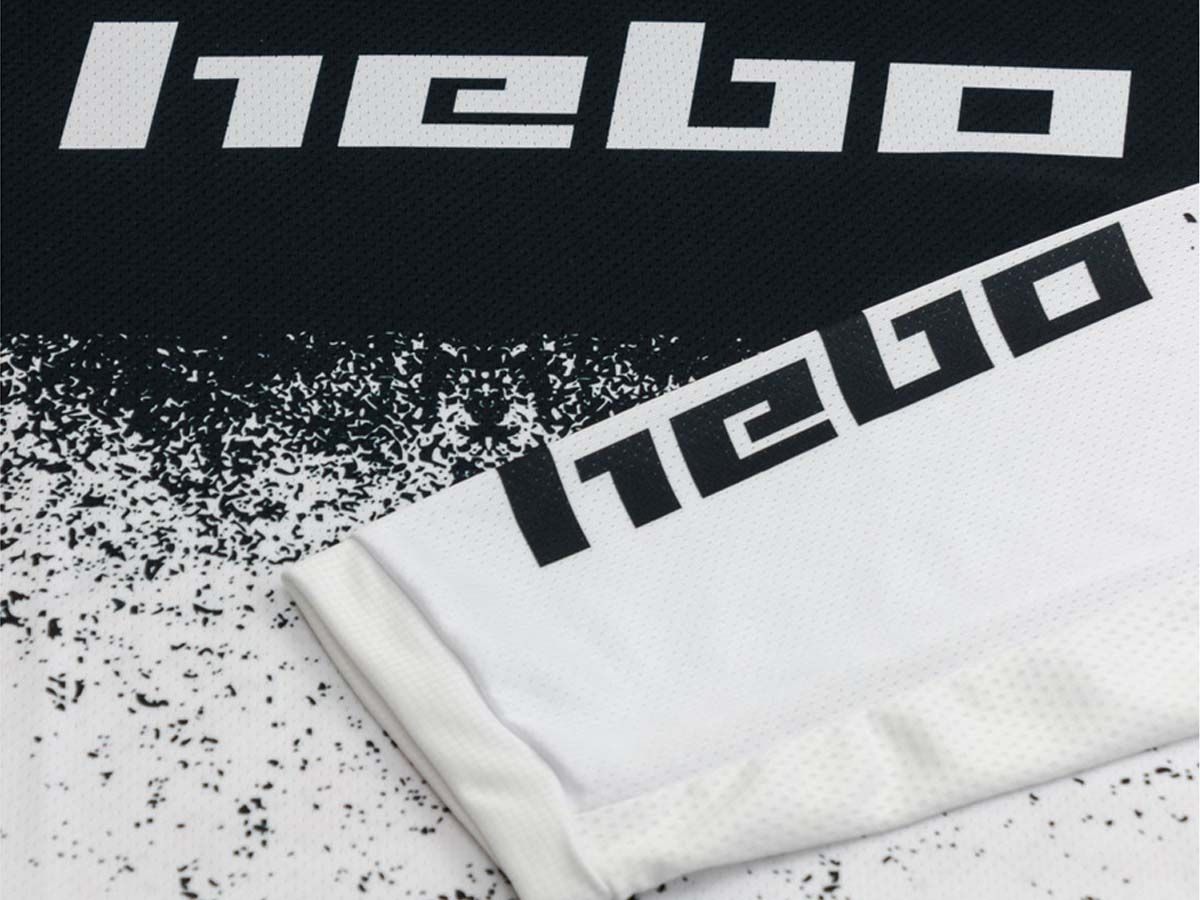 CAMISETA TRIAL HEBO V DRIPPED JUNIOR BLANCO