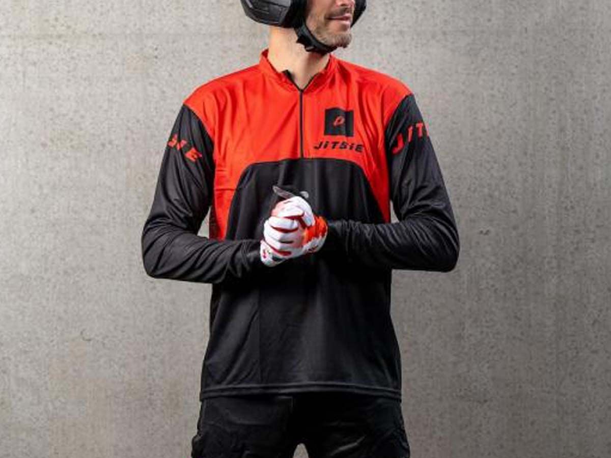 CAMISETA TRIAL JITSIE 01 OMNIA SOLID ROJO