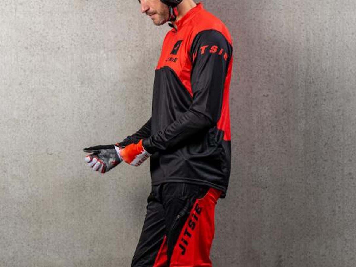 CAMISETA TRIAL JITSIE 01 OMNIA SOLID ROJO