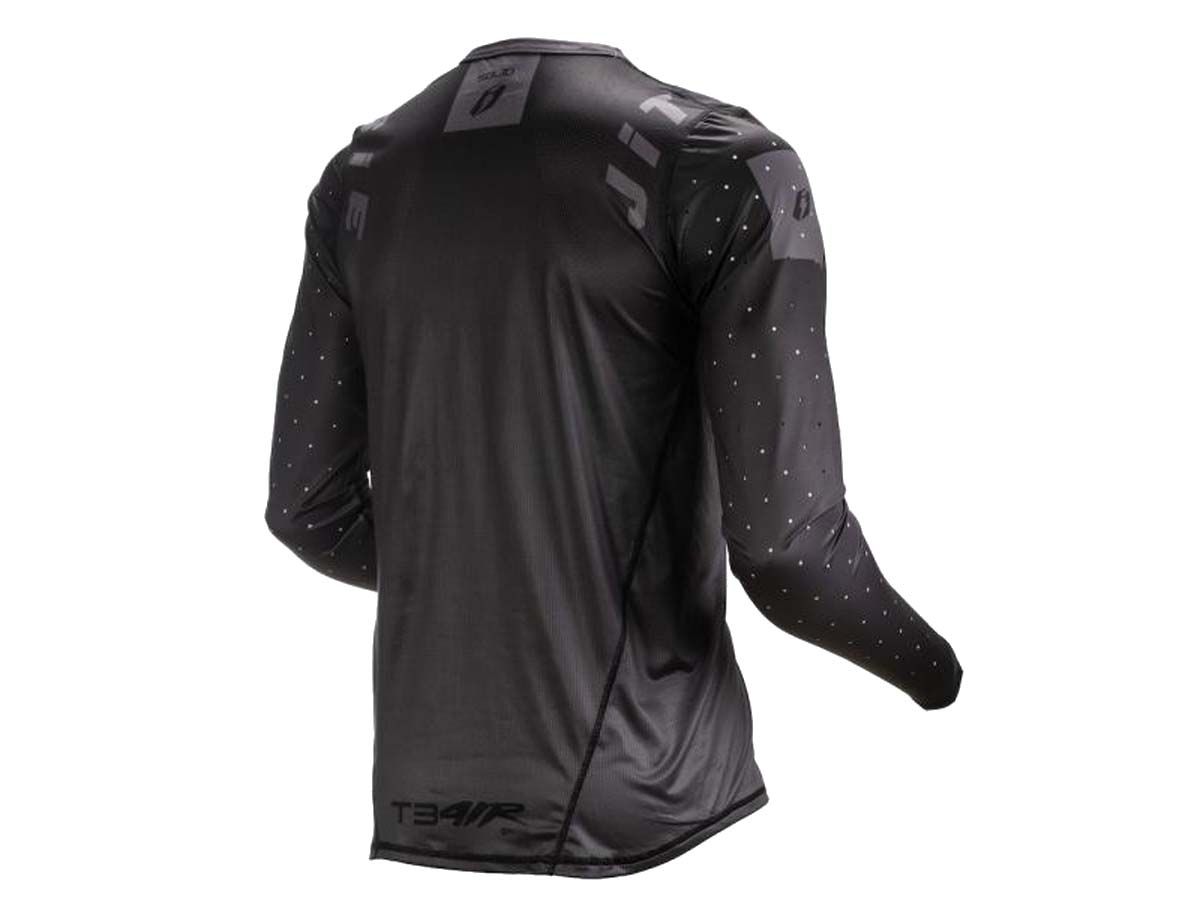 CAMISETA TRIAL JITSIE T3 AIR SOLID NEGRO