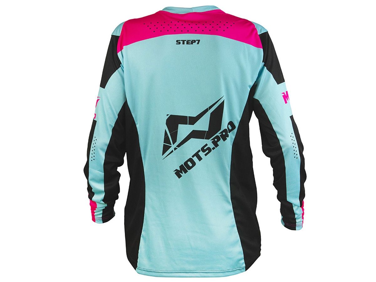 CAMISETA TRIAL JUNIOR MOTS STEP7 AZUL
