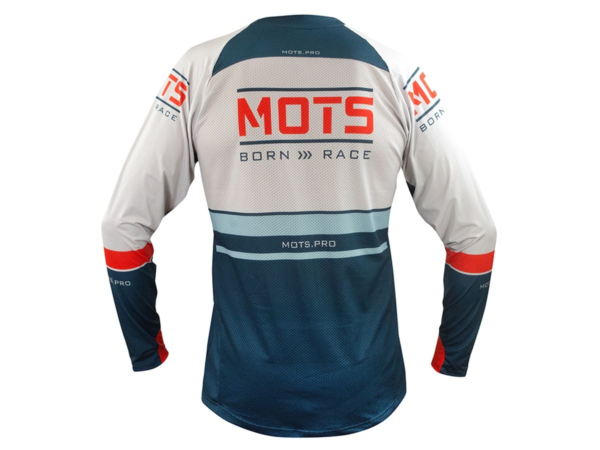 CAMISETA TRIAL MOTS RIDER5 AZUL