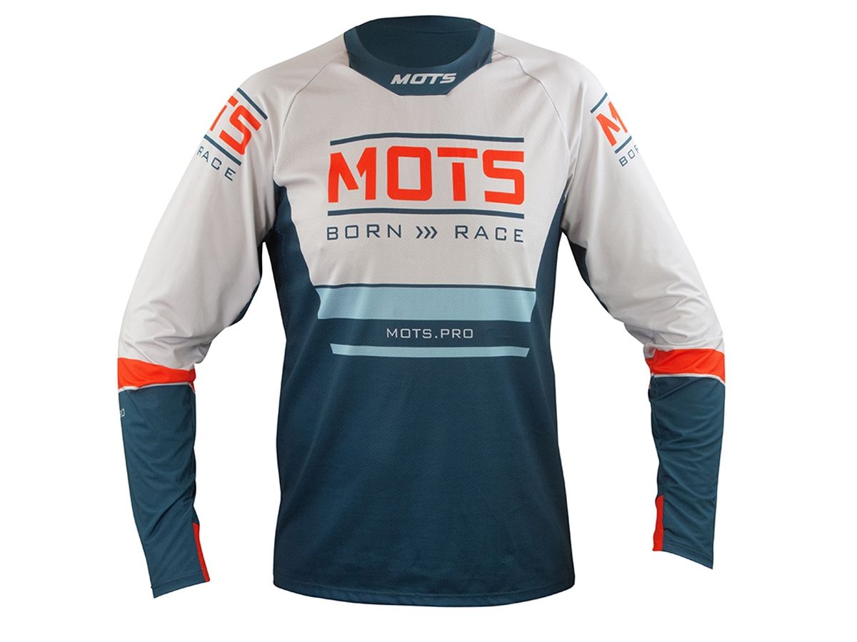 CAMISETA TRIAL MOTS RIDER5 AZUL