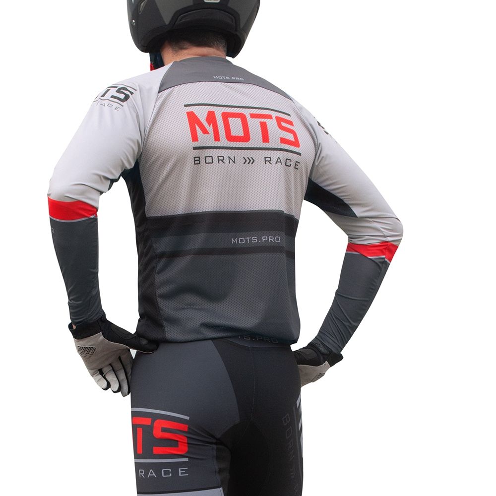 CAMISETA TRIAL MOTS RIDER5 NEGRO