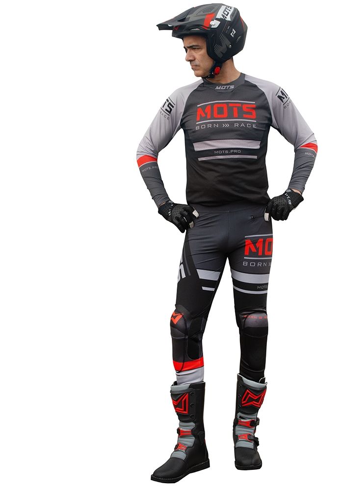 CAMISETA TRIAL MOTS RIDER5 NEGRO