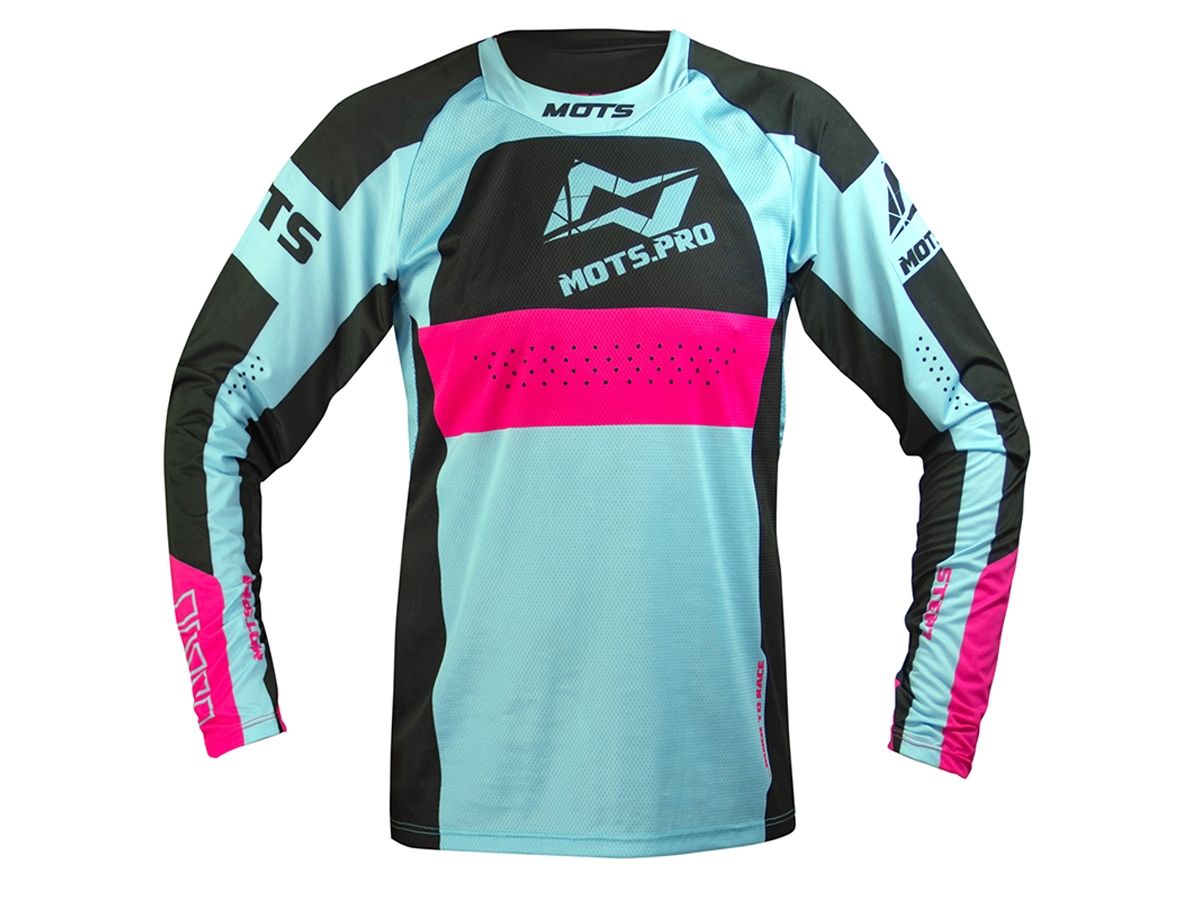 CAMISETA TRIAL MOTS STEP7 CELESTE