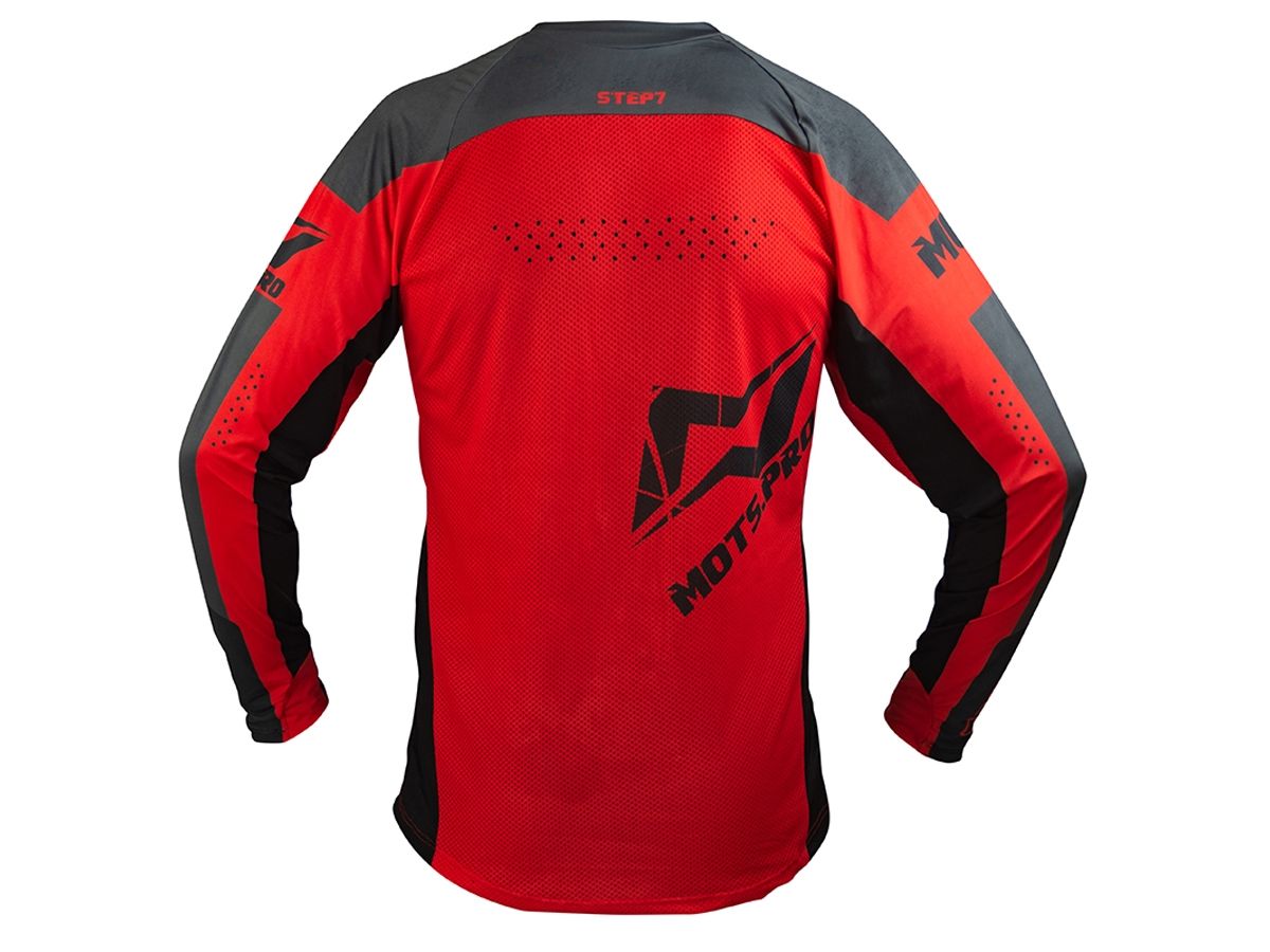 CAMISETA TRIAL MOTS STEP7 ROJO