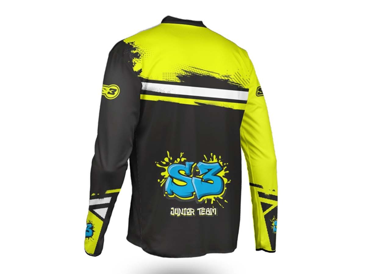 CAMISETA TRIAL S3 JUNIOR TEAM AMARILLO