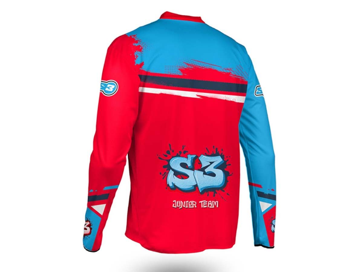 CAMISETA TRIAL S3 JUNIOR TEAM ROJO