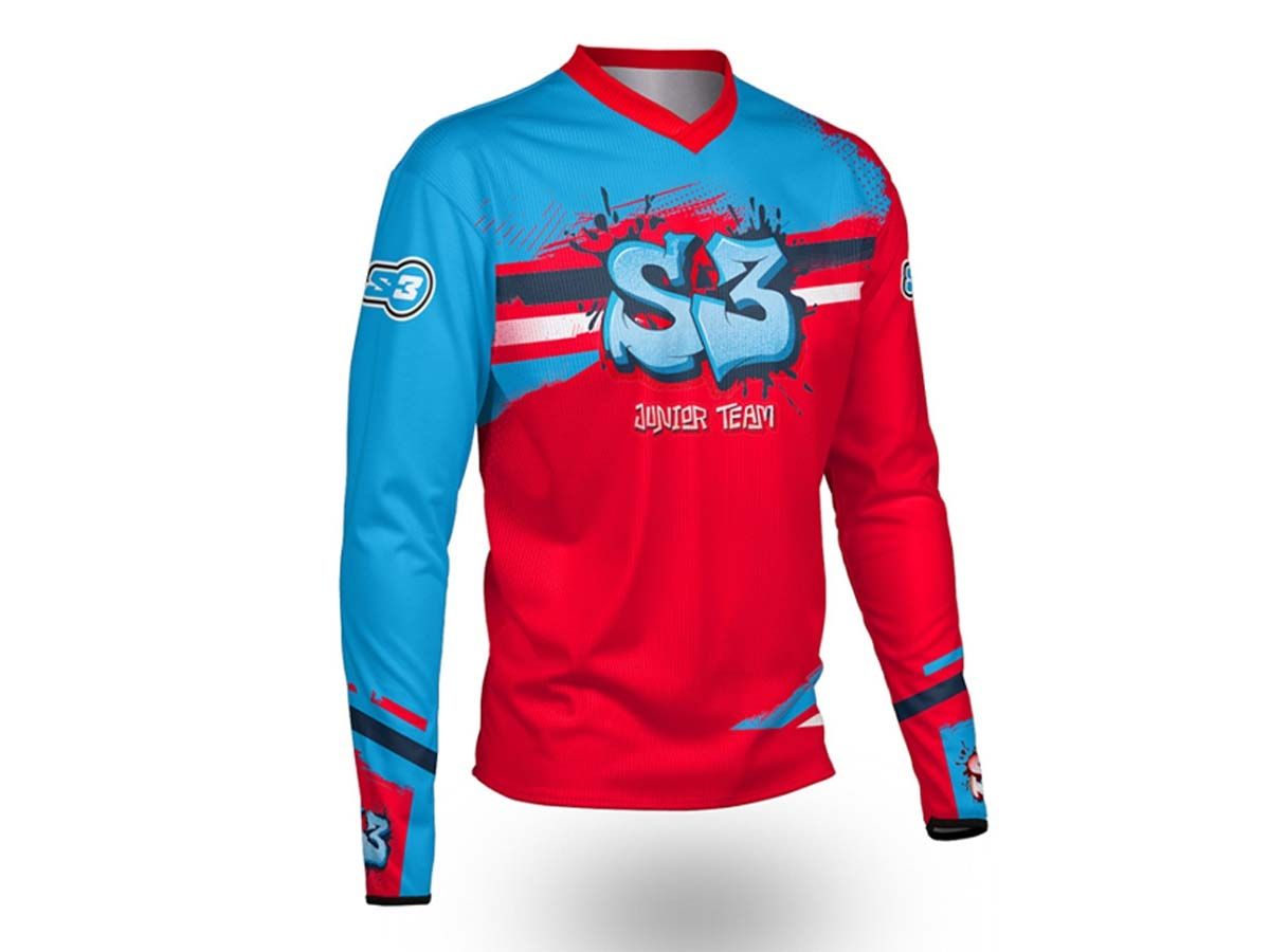 CAMISETA TRIAL S3 JUNIOR TEAM ROJO