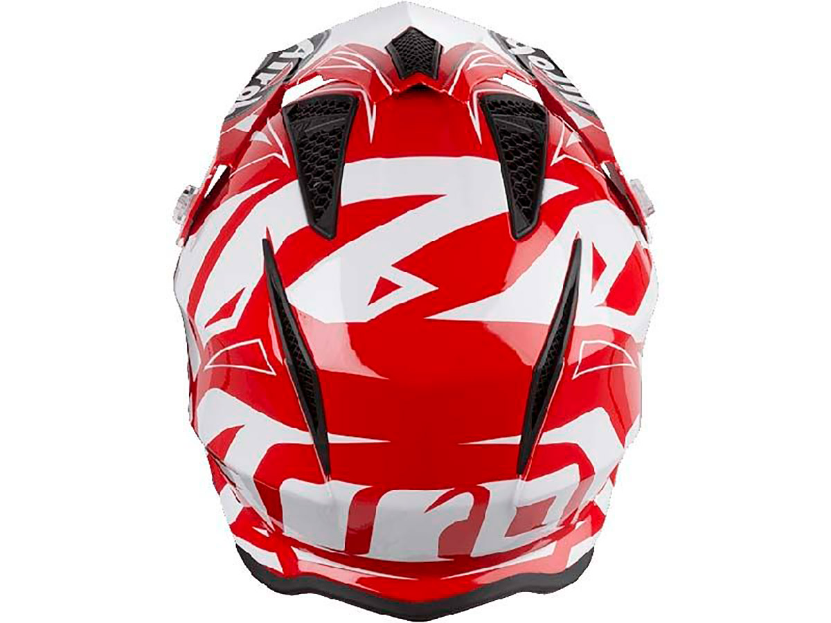 CASCO TRIAL AIROH TRR CONVERT ROJO