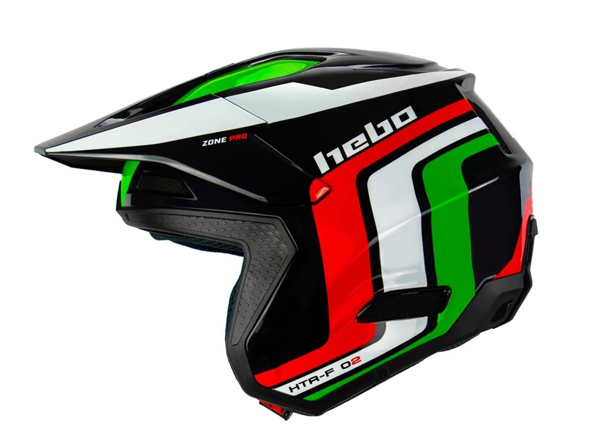 CASCO TRIAL HEBO HTR F02 ZONE PRO NEGRO