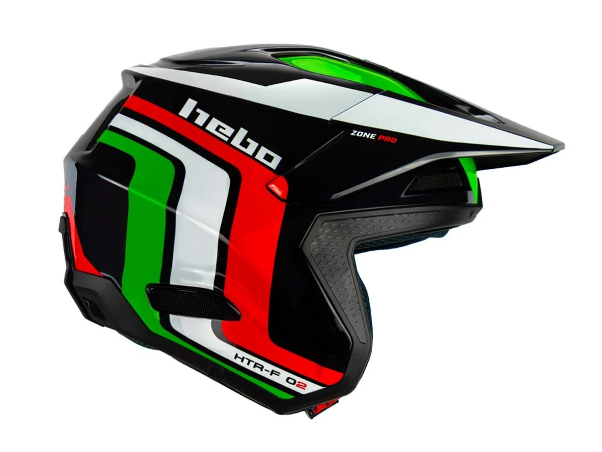 CASCO TRIAL HEBO HTR F02 ZONE PRO NEGRO