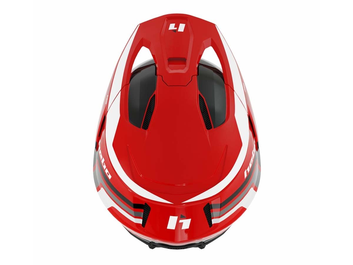 CASCO TRIAL HEBO HTR F02 ZONE PRO ROJO