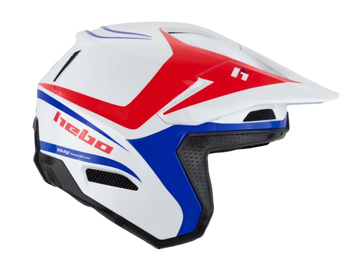 CASCO TRIAL HEBO ZONE PRO BLANCO