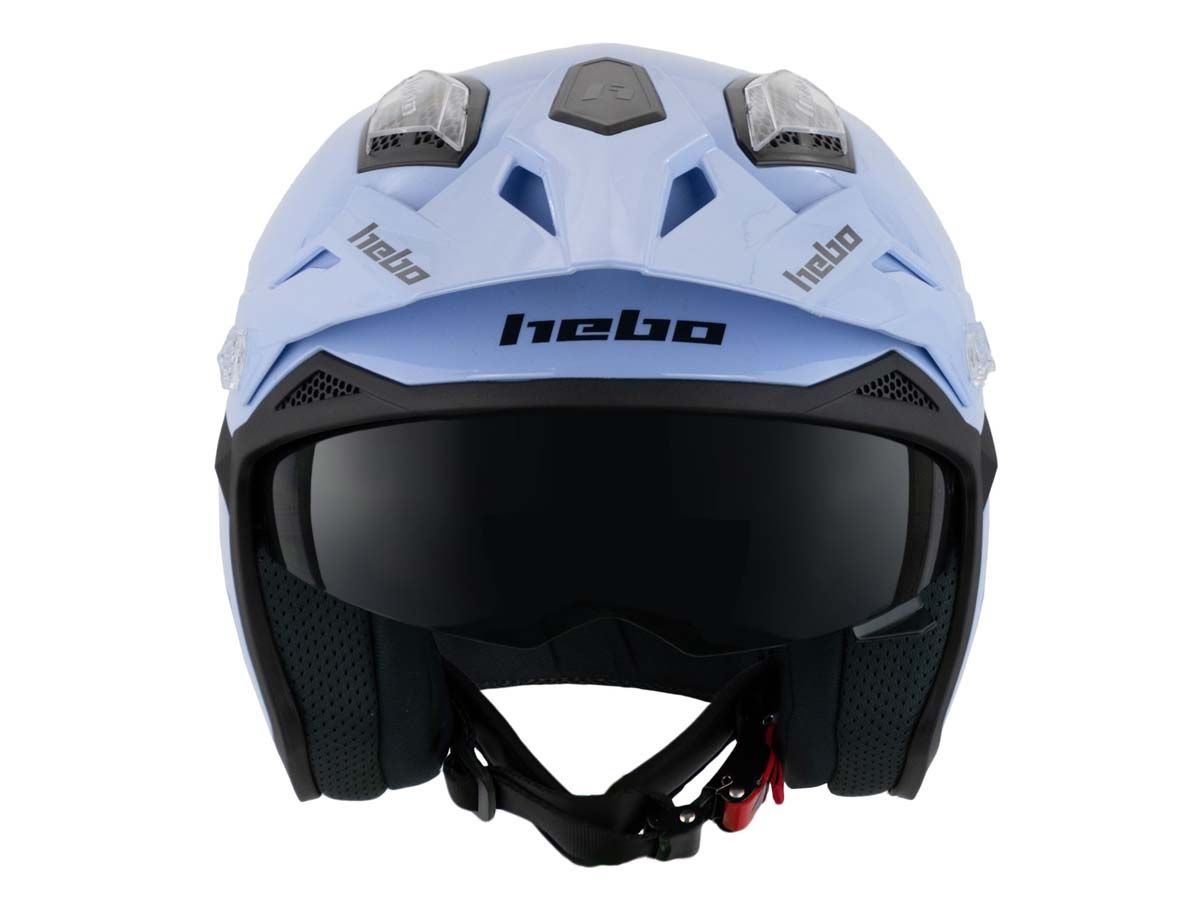 CASCO TRIAL HEBO ZONE5 MONOCOLOR AZUL