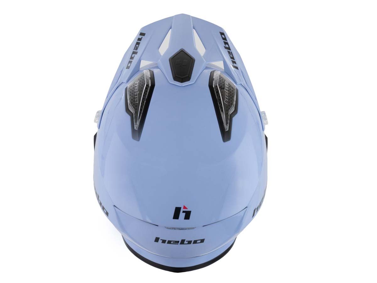 CASCO TRIAL HEBO ZONE5 MONOCOLOR AZUL