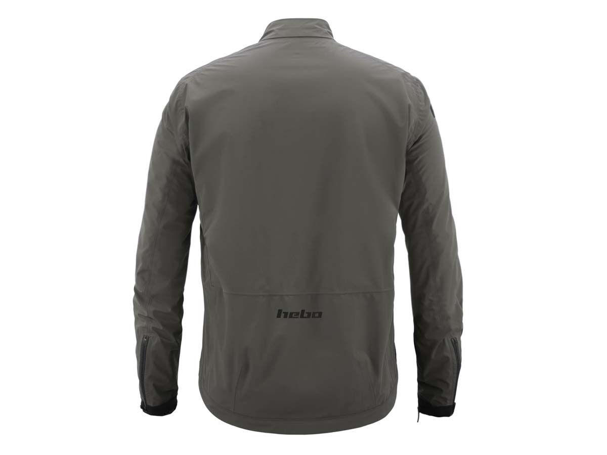 CHAQUETA HEBO TECH IMPERMEABLE GRIS