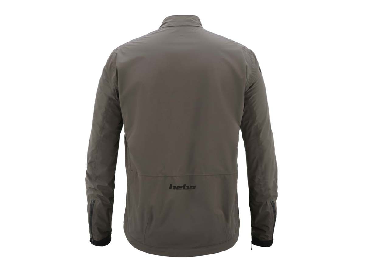 CHAQUETA HEBO TECH IMPERMEABLE MARRON