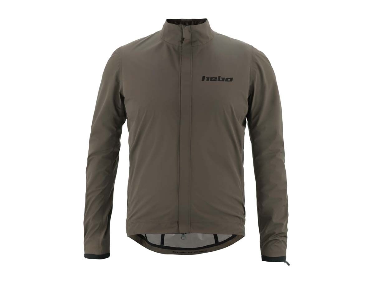 CHAQUETA HEBO TECH IMPERMEABLE MARRON