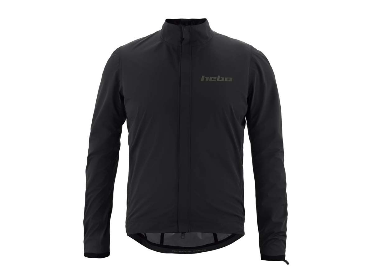 CHAQUETA HEBO TECH IMPERMEABLE NEGRO