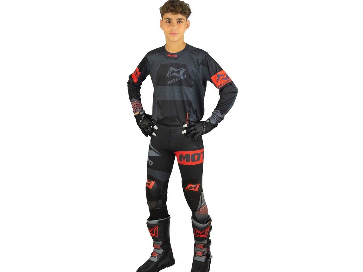 EQUIPACION TRIAL JUNIOR MOTS STEP7 NEGRO EQUIPACION TRIAL JUNIOR MOTS STEP7 NEGRO