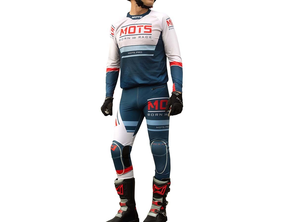 EQUIPACION TRIAL MOTS RIDER5 AZUL