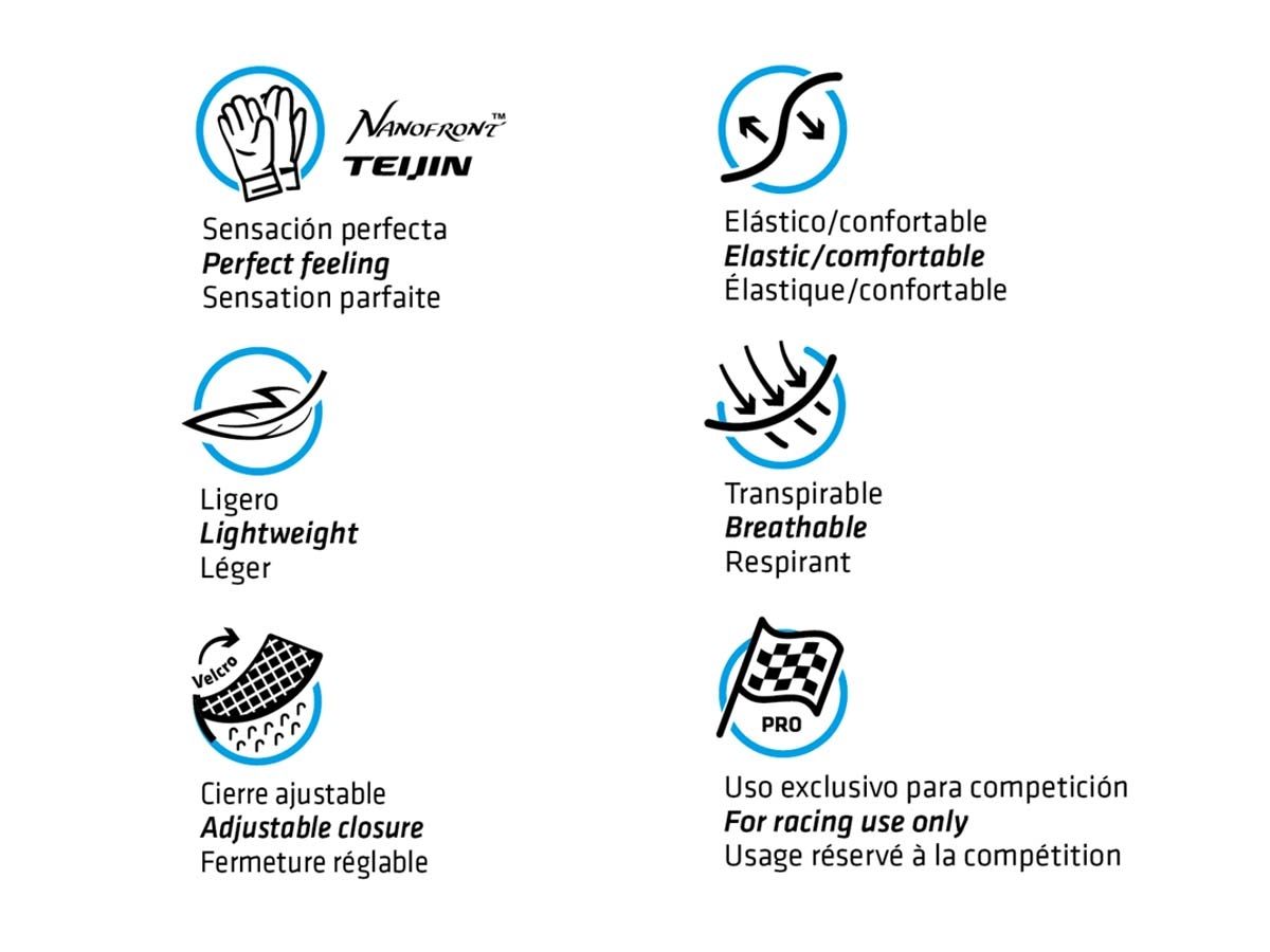 GUANTES S3 ROCK RACING CARACTERISTICAS