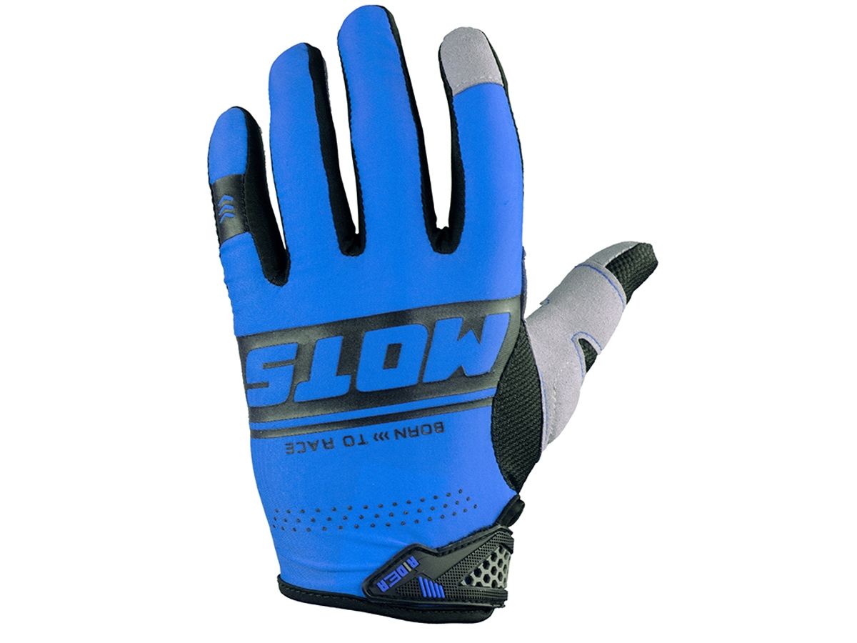 GUANTES TRIAL MOTS RIDER AZUL