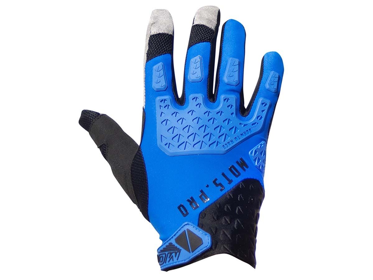 GUANTES TRIAL MOTS STEP AZUL