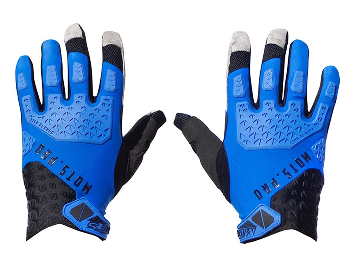 GUANTES TRIAL MOTS STEP AZUL