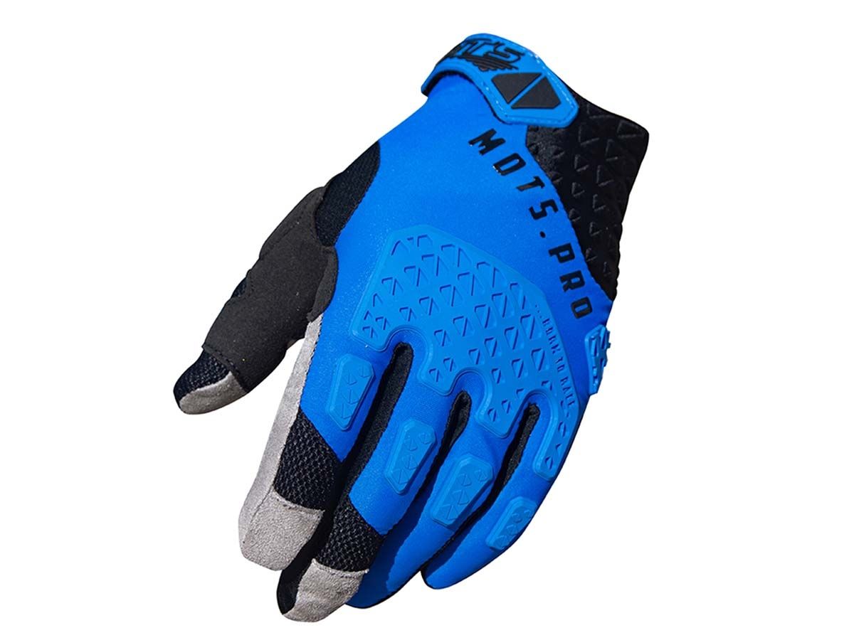 GUANTES TRIAL MOTS STEP AZUL