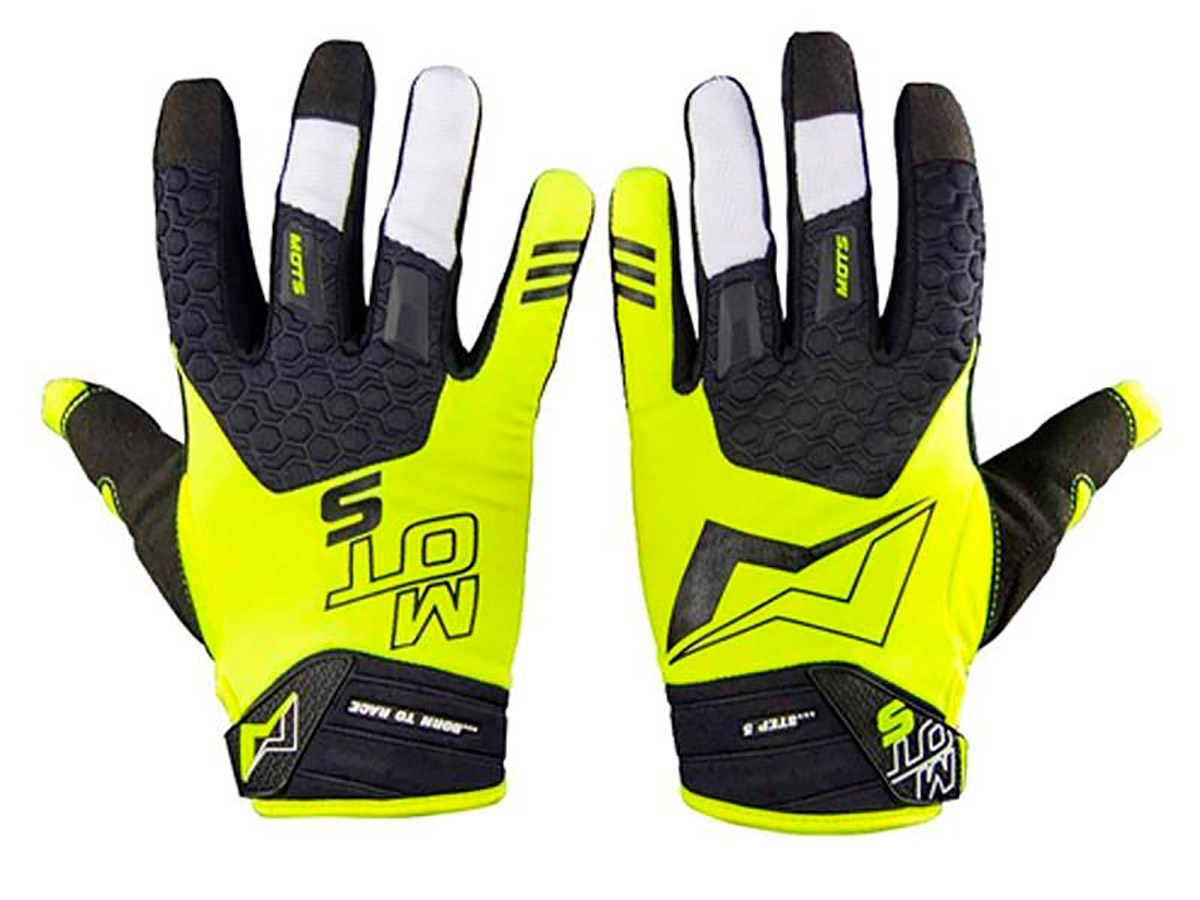 GUANTES TRIAL MOTS STEP5 FLUO
