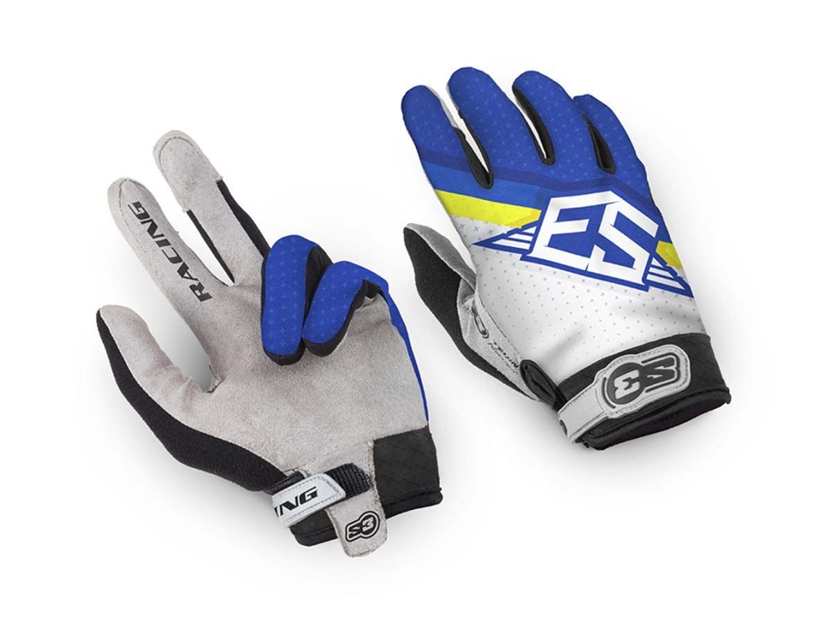 GUANTES TRIAL S3 RACING AZUL