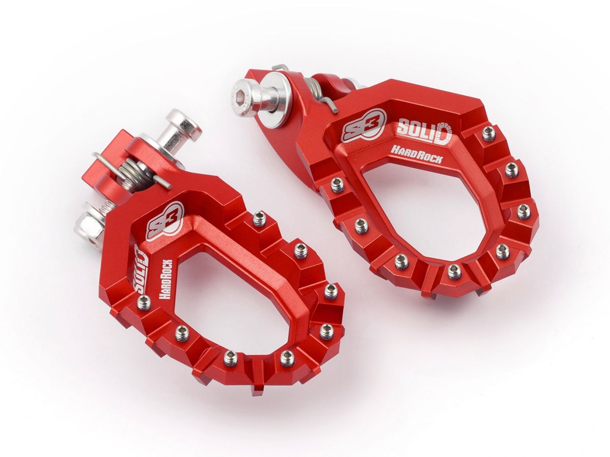 KIT ESTRIBOS S3 HARD ROCK SOLID ROJO KIT ESTRIBOS S3 HARD ROCK SOLID ROJO