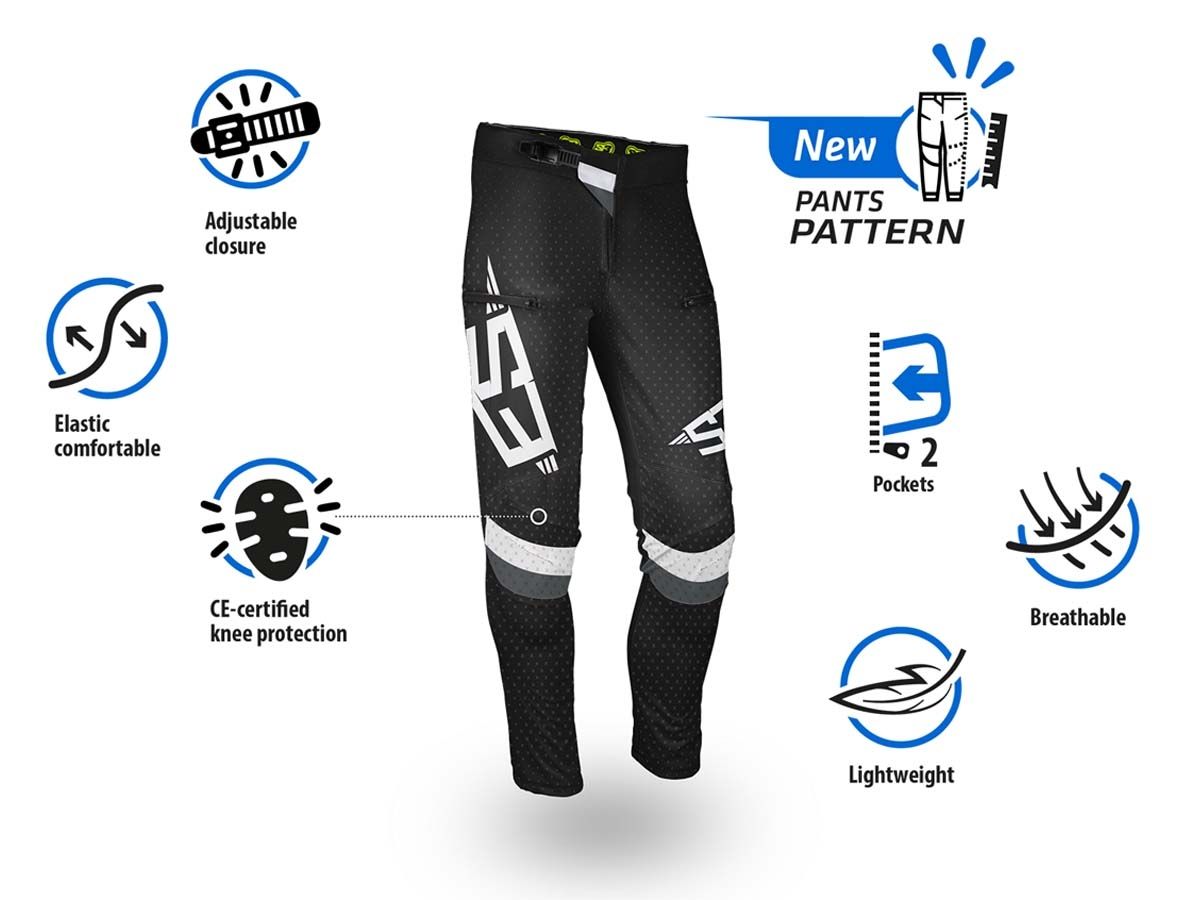 PANTALON S3 TRIAL FACTORY RACING NEGRO