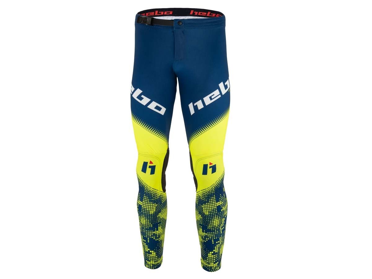 PANTALON TRIAL HEBO RACE PRO AMARILLO